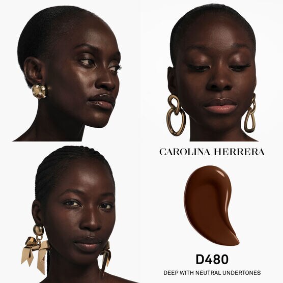 CAROLINA HERRERA NUDE COUTURE TRIPLE MOISTURE SERUM FOUNDATION D480 30 ML